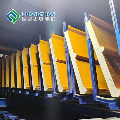 Izolacja termiczna PU Sandwich Panel dachowy Oszczędność energii 75/100/150 mm