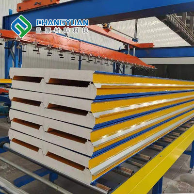 Izolacja termiczna PU Sandwich Panel dachowy Oszczędność energii 75/100/150 mm