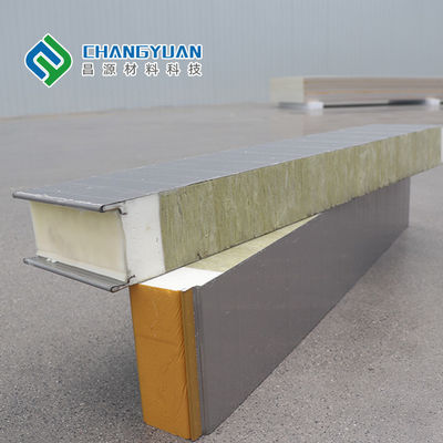 Grubość 100/150/200 mm Izolowany system ścienny z paneli warstwowych Pu