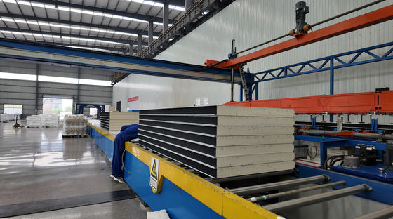 200kpa+ Wytrzymałość na kompresję Panel PU z zimnej komory 100/150/200/250mm