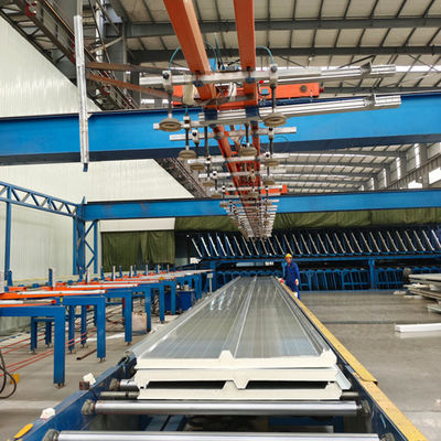 Wodaodporny PU Sandwich Roof Panel z oceną ogniową B1/B2 i izolacją cieplną