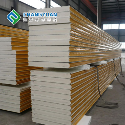Opłata hurtowa 100 mm PU foam sandwich panels